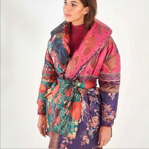 NEW Farm Rio Kimono Puffer Jacket MEDIUM